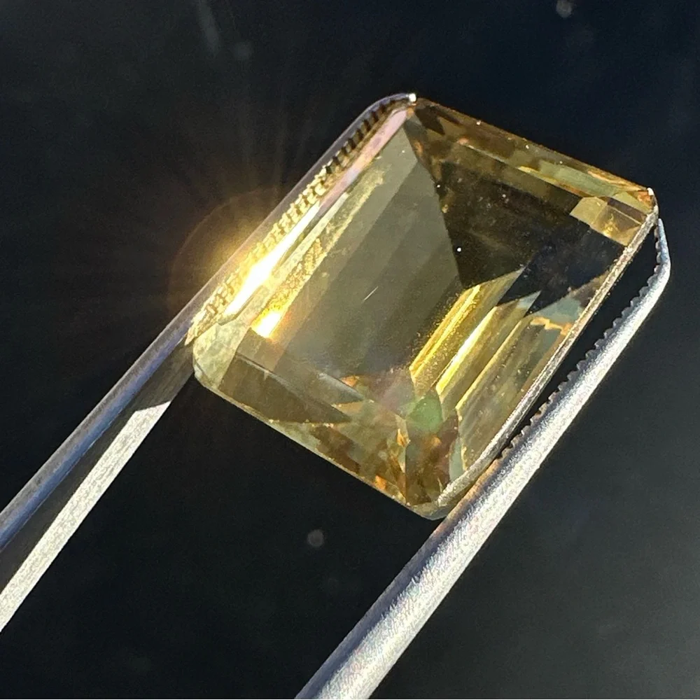 18.08 Crt Natural Lemon Quartz Faceted Gemstone